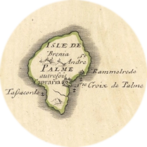 Detalle cartográfico antiguo